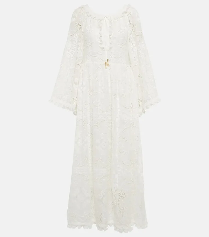 Laurel broderie anglaise maxi dress