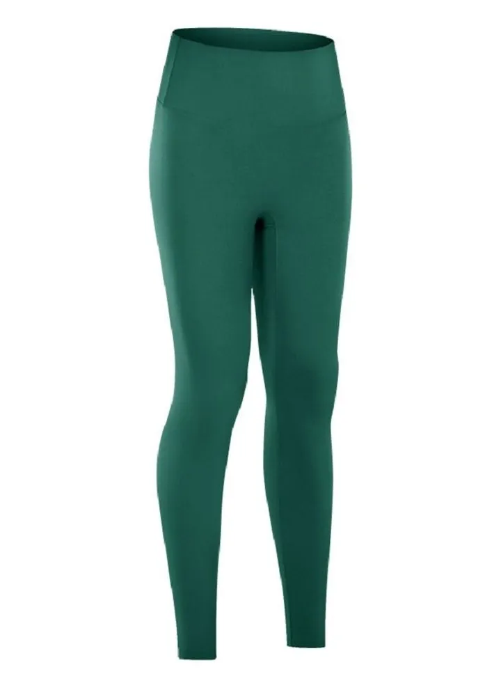 High waist hip stretch of fitness yoga Movement nine pants Straight and tight
