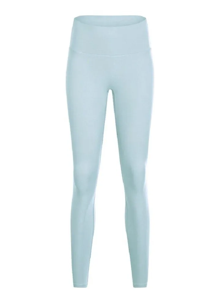 High waist hip stretch of fitness yoga Movement nine pants Straight and tight