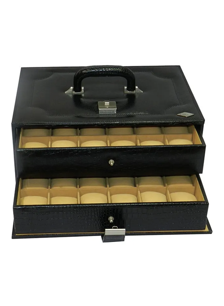 unisex 24-Piece Watch Organizer