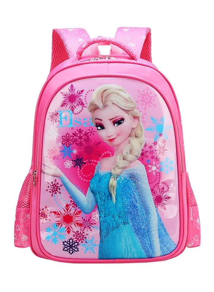 Casual School Backpack Pink/Blue/Red