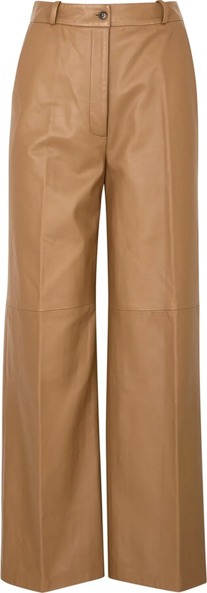 Loulou Studio Noro Brown Wide-leg Leather Trousers
