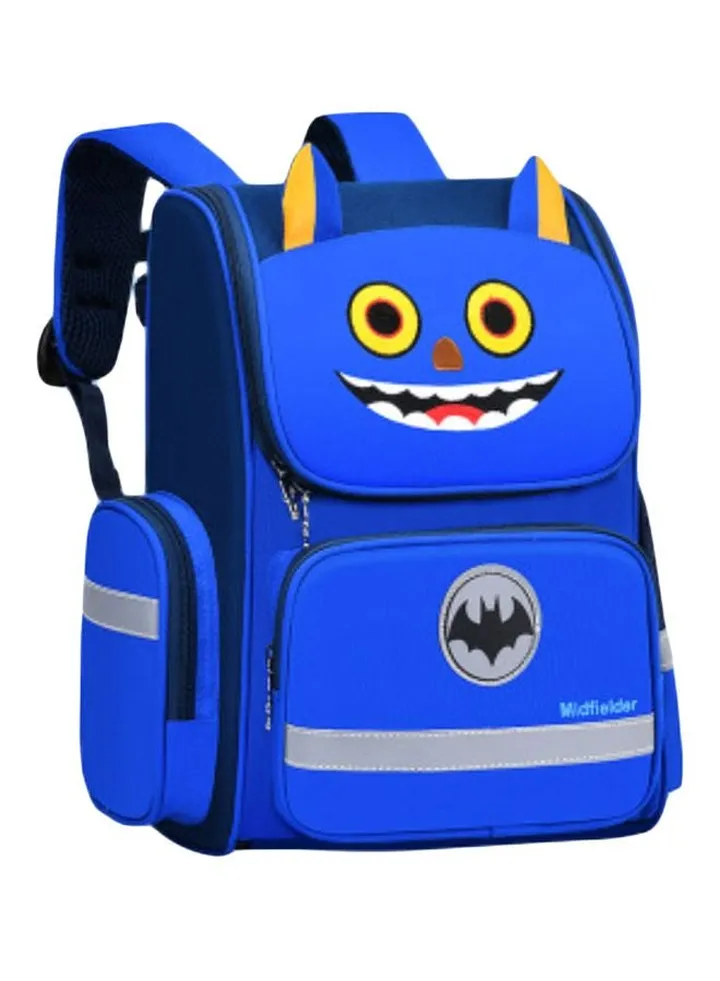Cartoon Printed Backpack Blue/Yellow/White