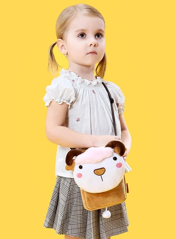 Kids Crossbody Purse Cartoon Cute Sheep Shoulder Bag Handbag Little Girl's and Boy's Toddler Wallet Bag