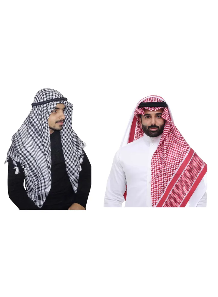2 Arabian Scarf Keffiyeh Traditional Eastern