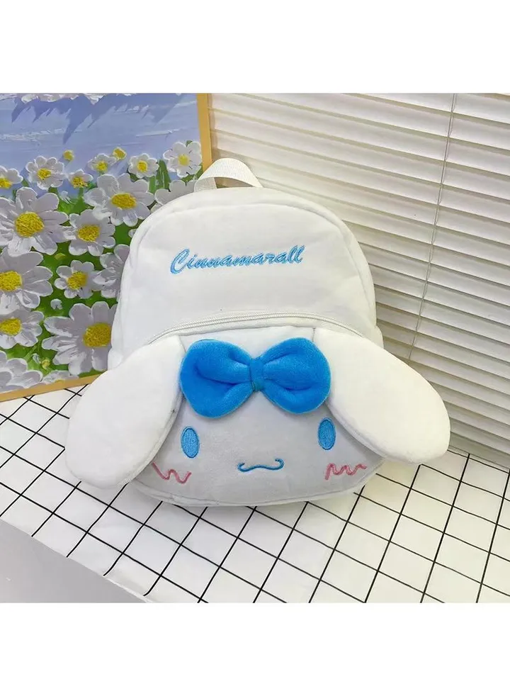 Cinnamoroll Plush School Backpack Kindergarten Backpack White