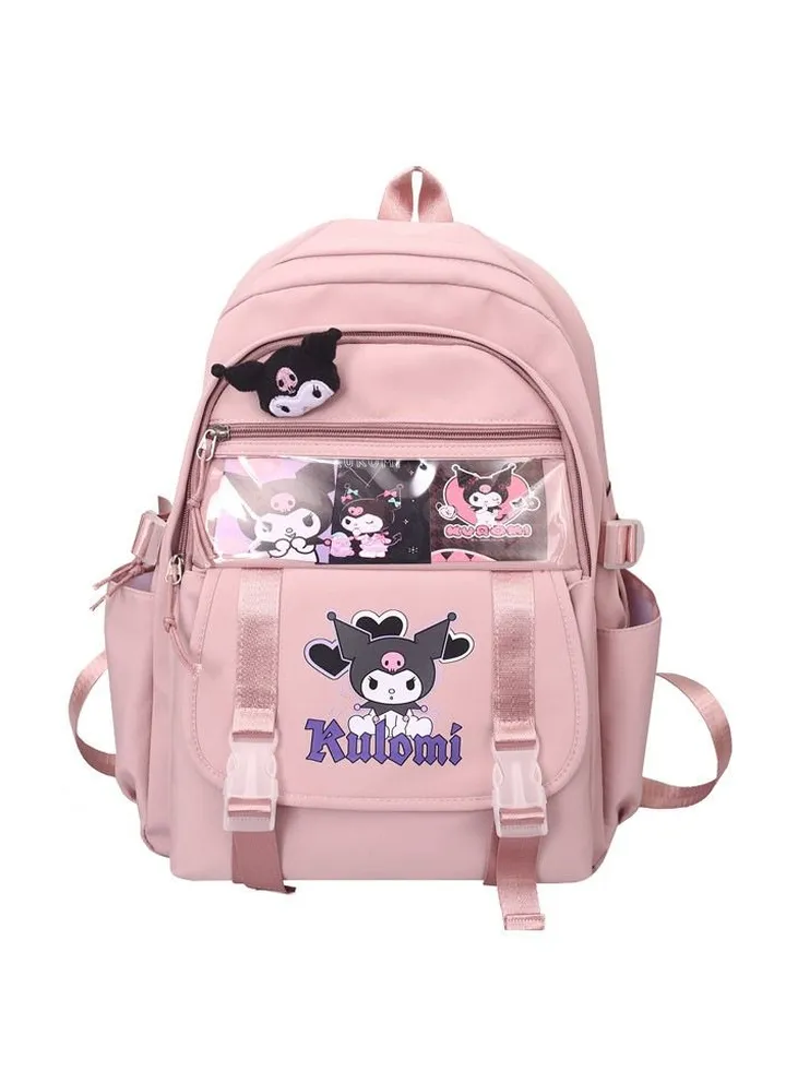 Kuromi School Bag Backpack Travel Gift for Girlfriend My melody Cinnamoroll Cartoon Cute Girl