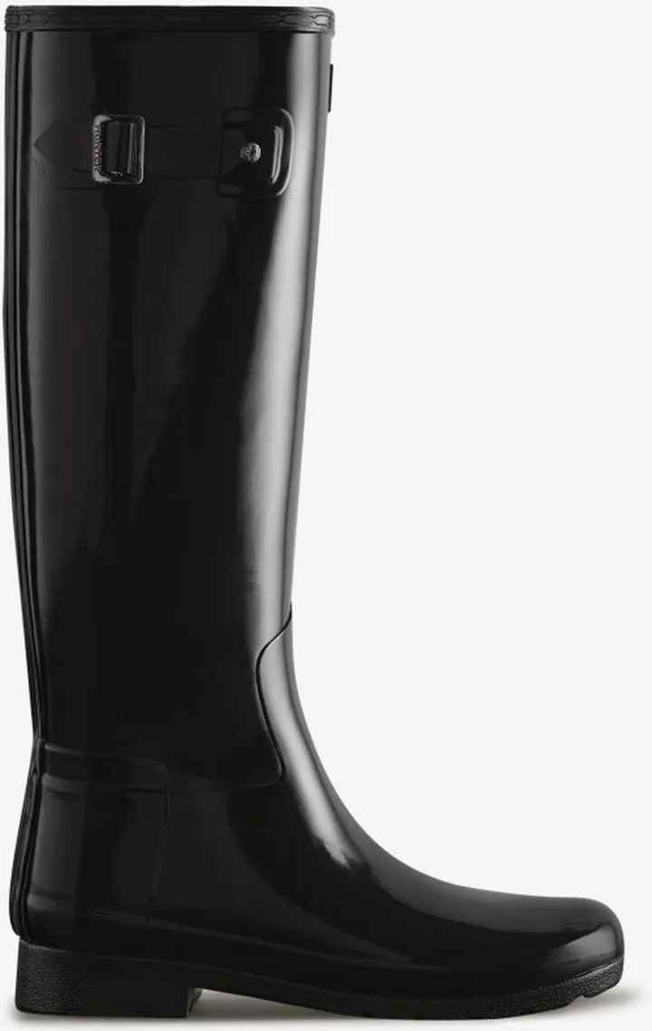 Women's Refined Slim Fit Tall Gloss Rain Boots