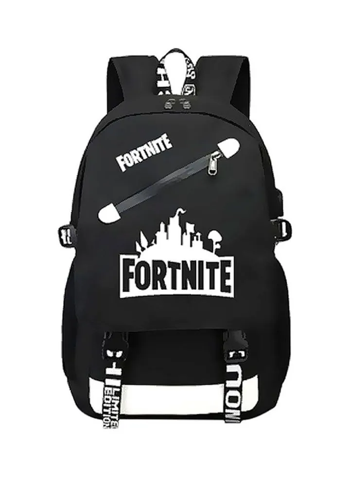 Fortnite Designed Backpack Black/White