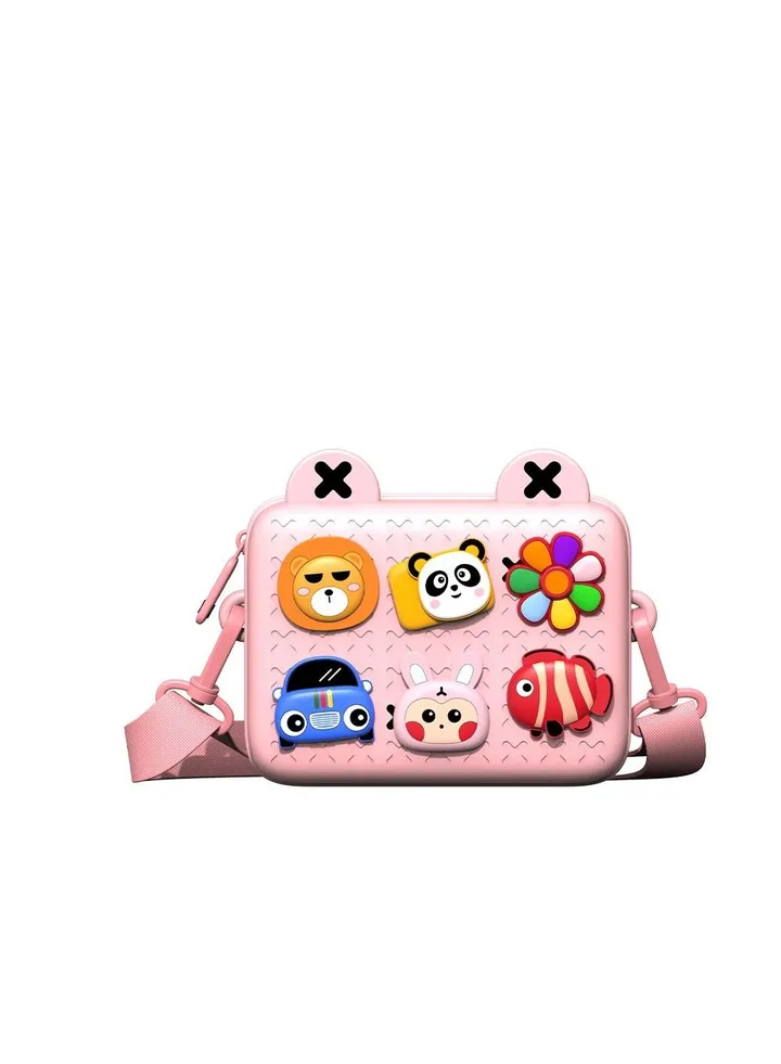 Kids Bags Children Shoulder Bags Girls Purse for Toys Cameras Children's Birthday Gift Pink