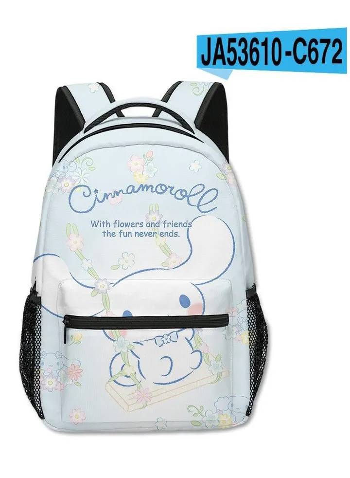 【 School Season 】Cinnamoroll Student Children's School bag Cartoon Backpack Back-to-school Essential 14 Inch Laptop Backpack Children's Travel Backpack Leisure Backpack Various Styles