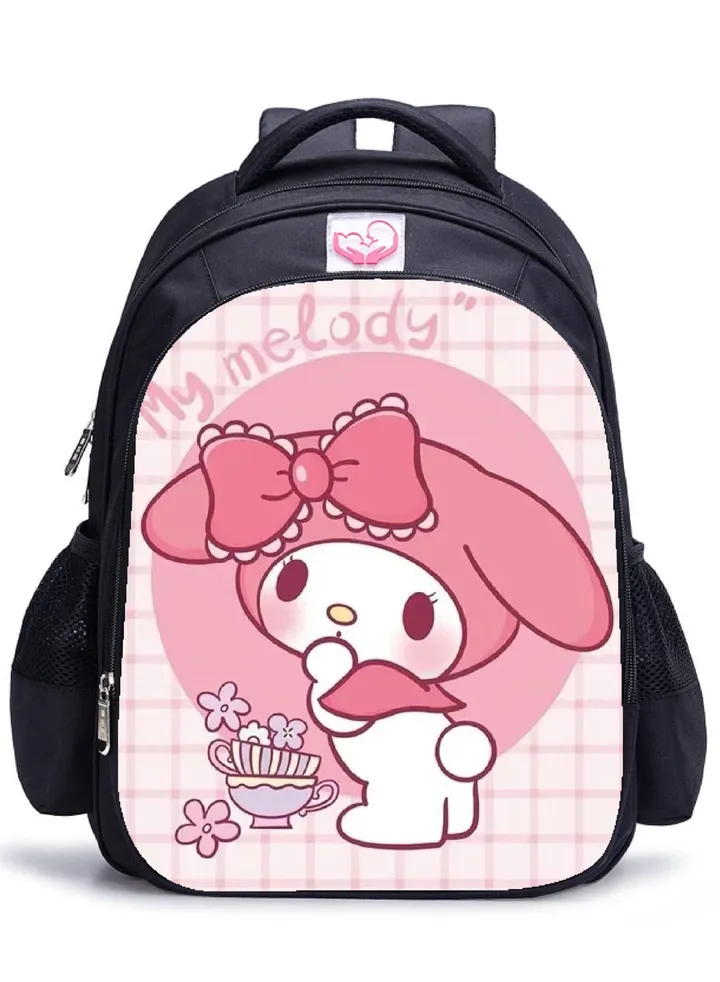 【School Season】Melody Backpack Girls Cute Pupils Large Capacity Schoolbag 14 Inch Laptop Bag Travel Bag Leisure Bag