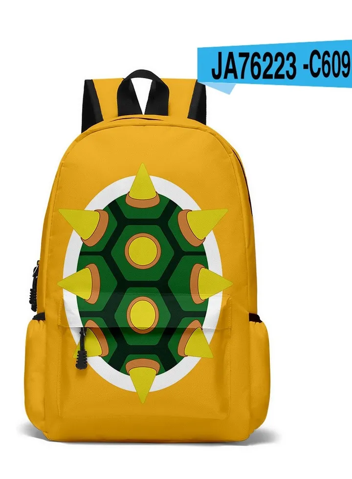 【School Season】Mario Students Large Capacity Schoolbag Children Cartoon Backpack Back to School Essential College Bag Leisure Bag Travel Bag Multi-color