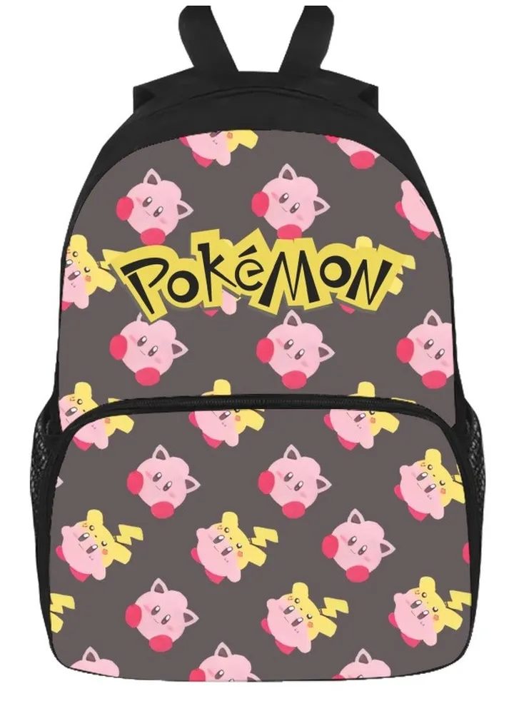 【School Season】Pokemon Kids Cartoon Backpack Elementary School Bag Travel Bag Leisure Bag