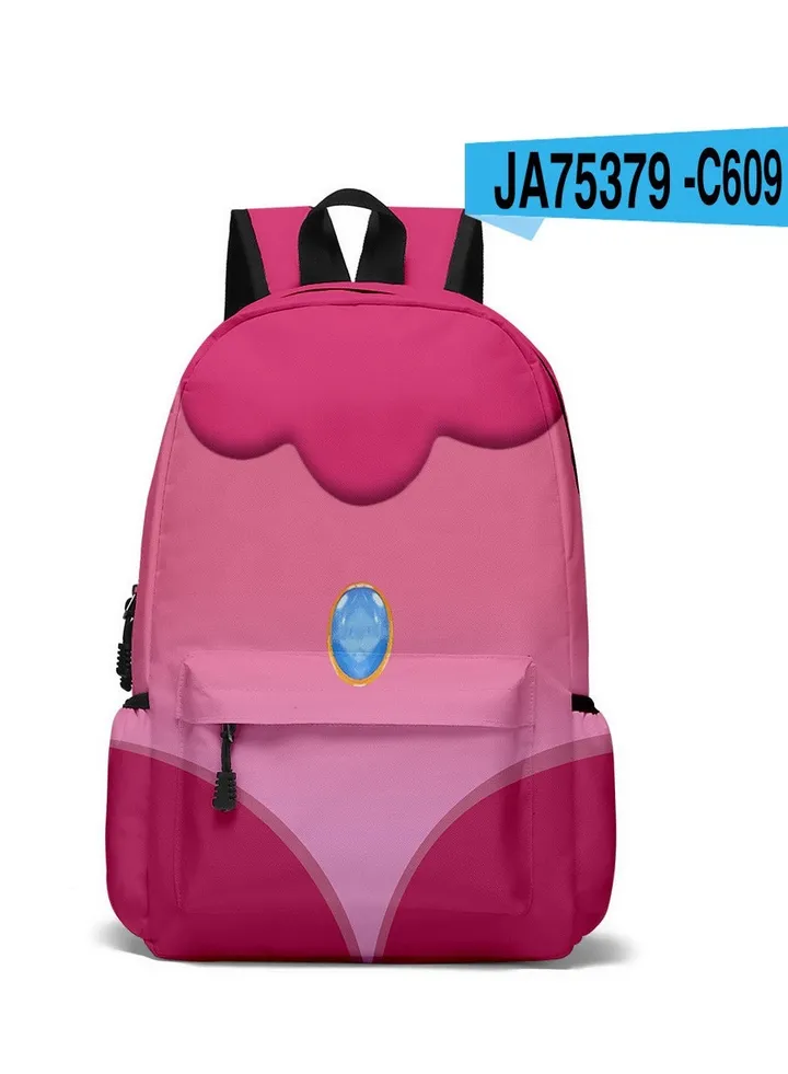 【 School Season 】 Mario Students Large Capacity Schoolbag Children Cartoon Backpack Back to School Essential College Bag Leisure Bag Travel Bag Multi-color