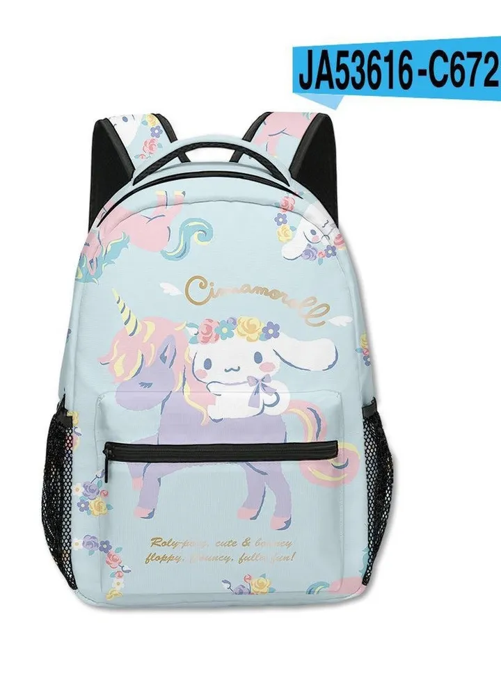 【 School Season 】Cinnamoroll Student Children's School bag Cartoon Backpack Back-to-school Essential 14 Inch Laptop Backpack Children's Travel Backpack Leisure Backpack Various Styles