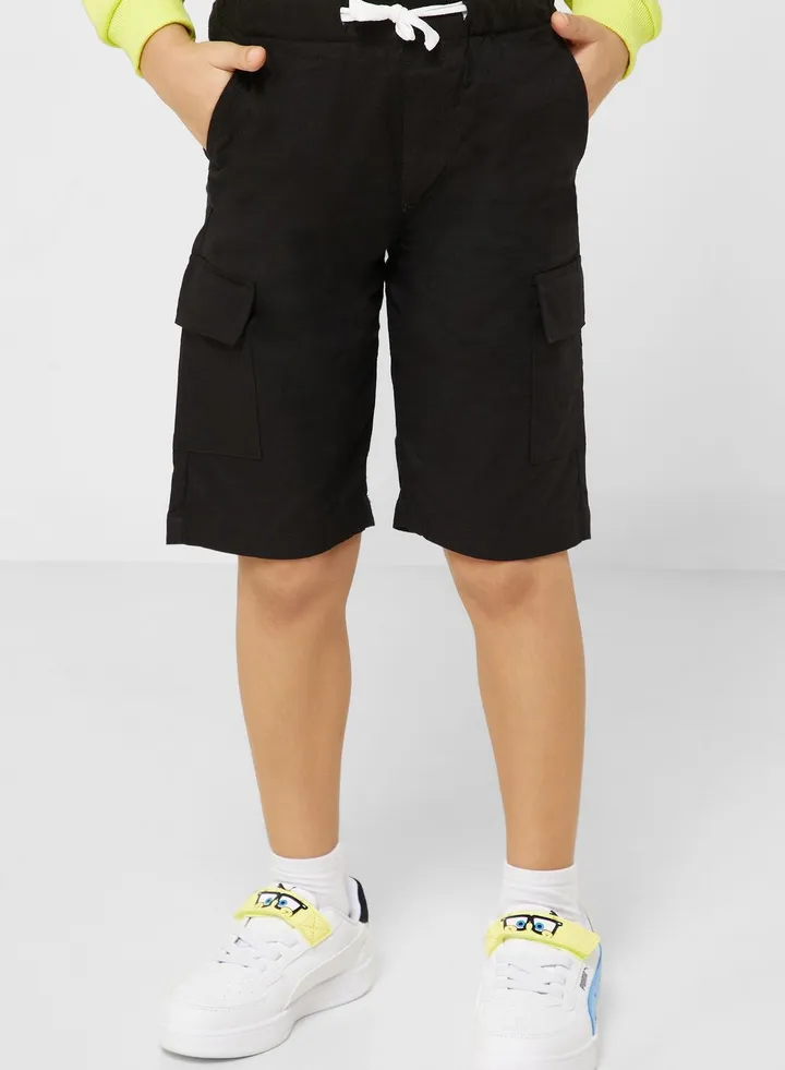 Chino Cargo Shorts For Boys