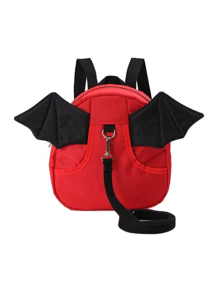 Toddler Walking Cosplay Backpack With Walk Safe Red/Black