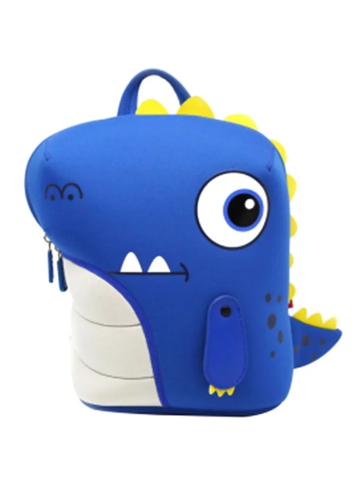 Jungle Dinosaur 3D Backpack Blue/White