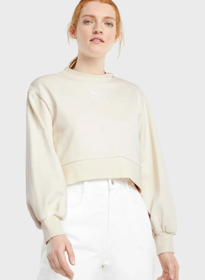 Classics Puffed Sleeve Sweatshirt