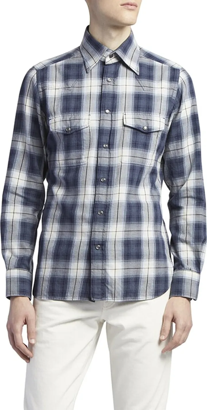 Men's Check Sport Shirt