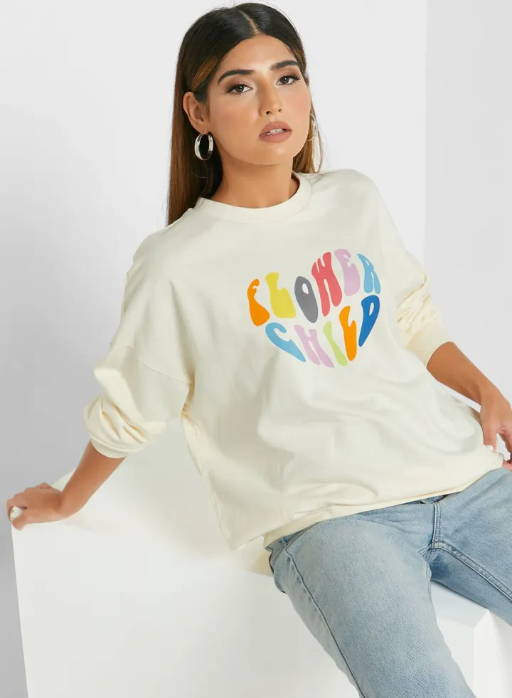 Round Neck Sweatshirt