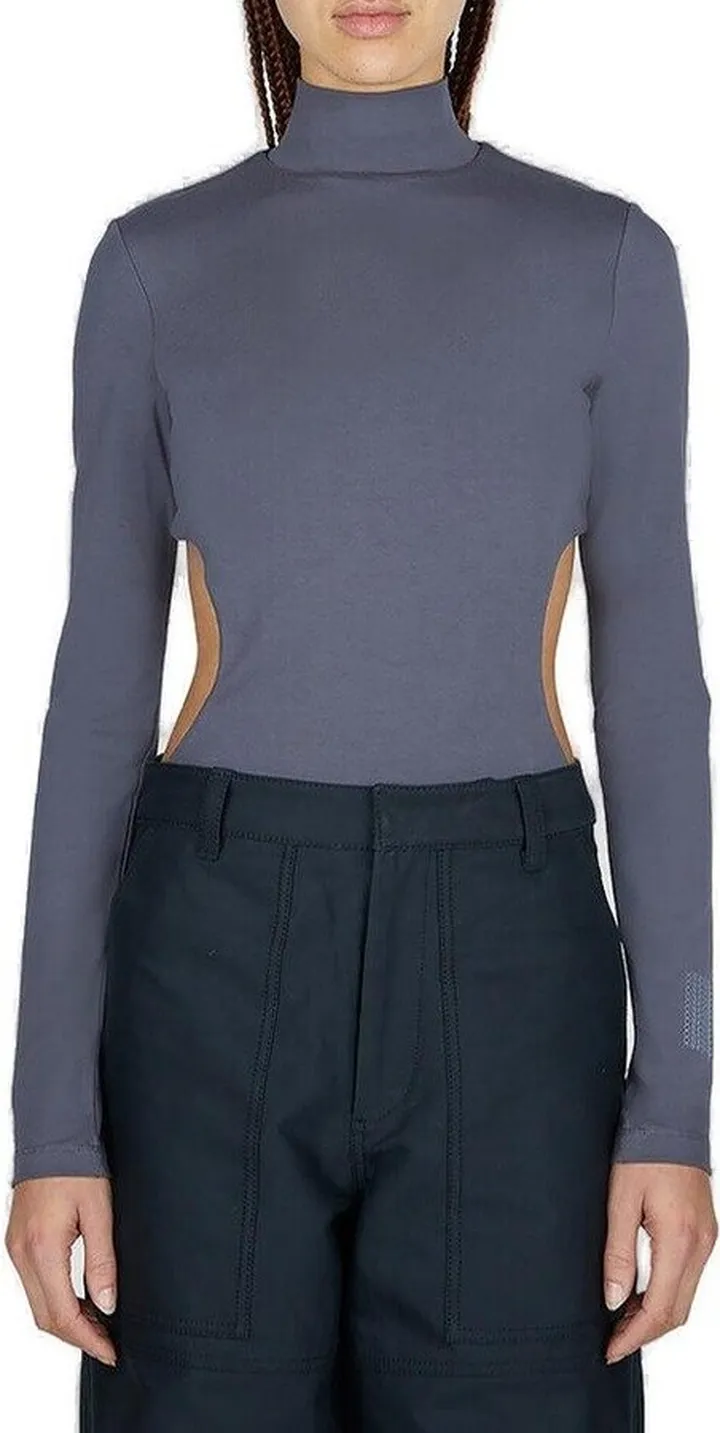 Marc Jacobs Cut-Out Detailed Long-Sleeved Bodysuit