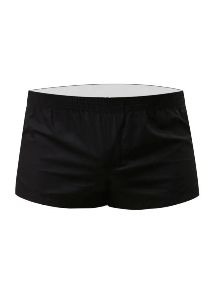 Solid Swimming Shorts Black