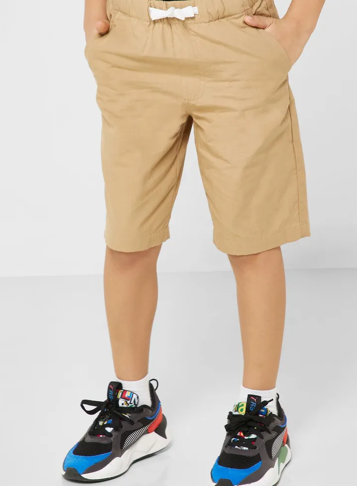 Chino Cargo Shorts For Boys