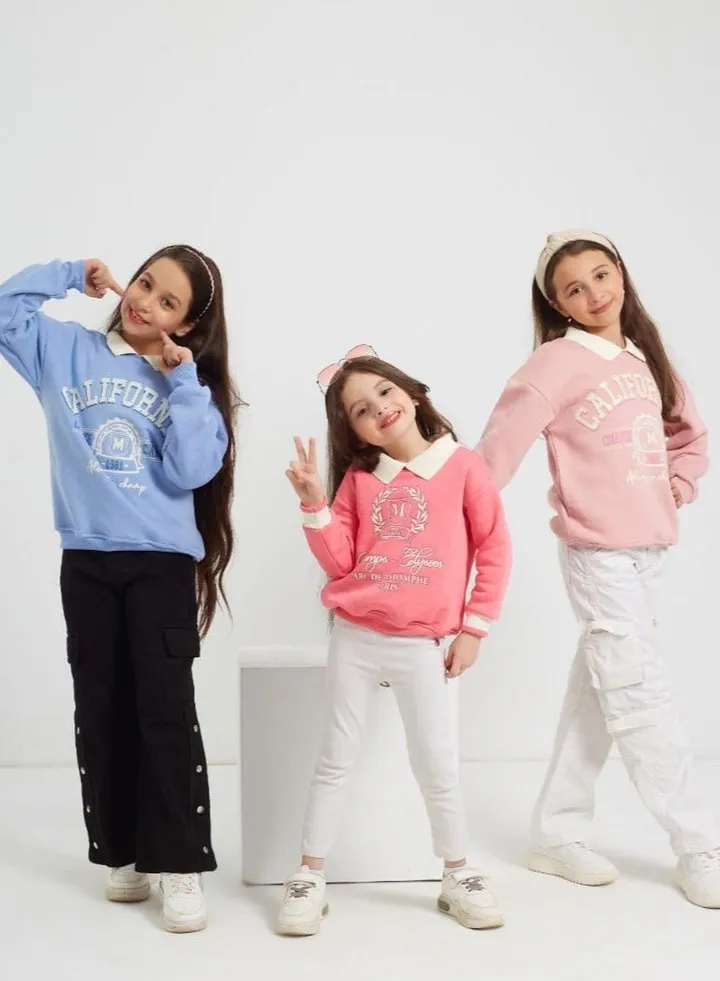 Girls Printed Cotton sweatshirt - Watermelon
