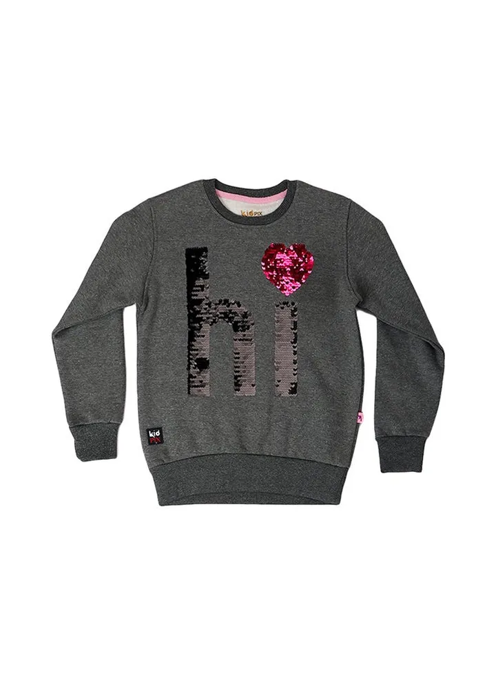 Full Sleeves Sweatshirt Charcoal