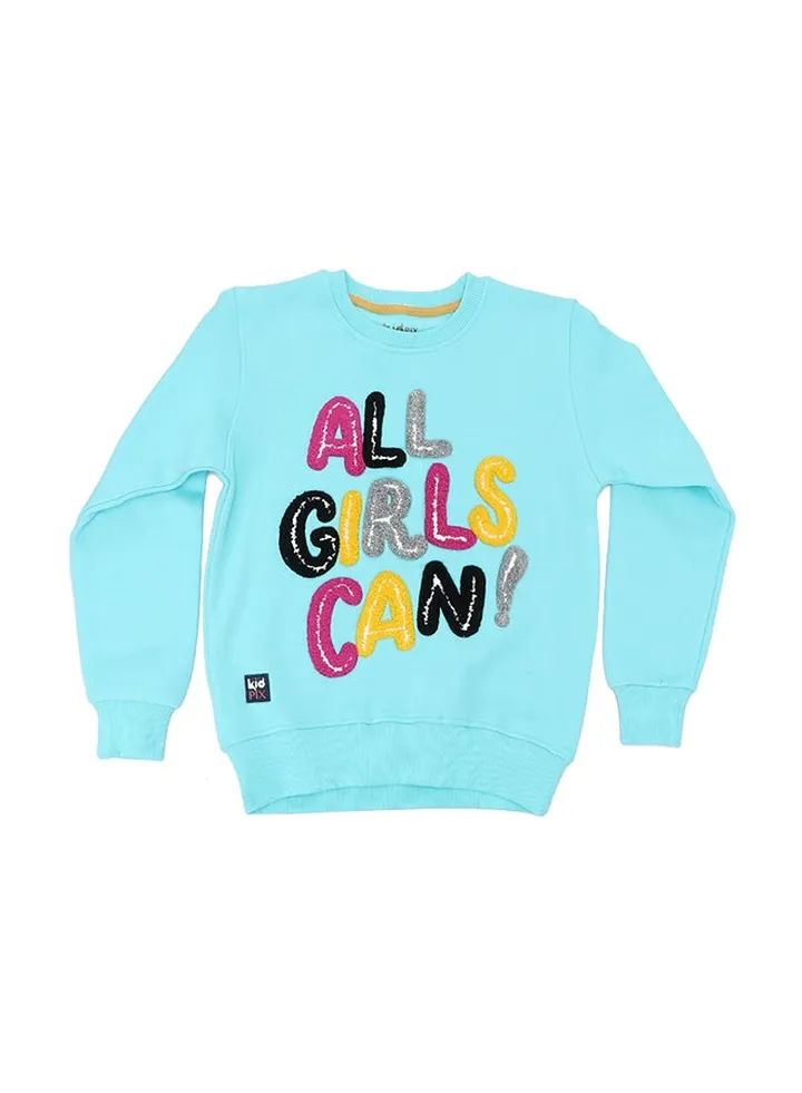 Full Sleeves Sweatshirt Baby Blue
