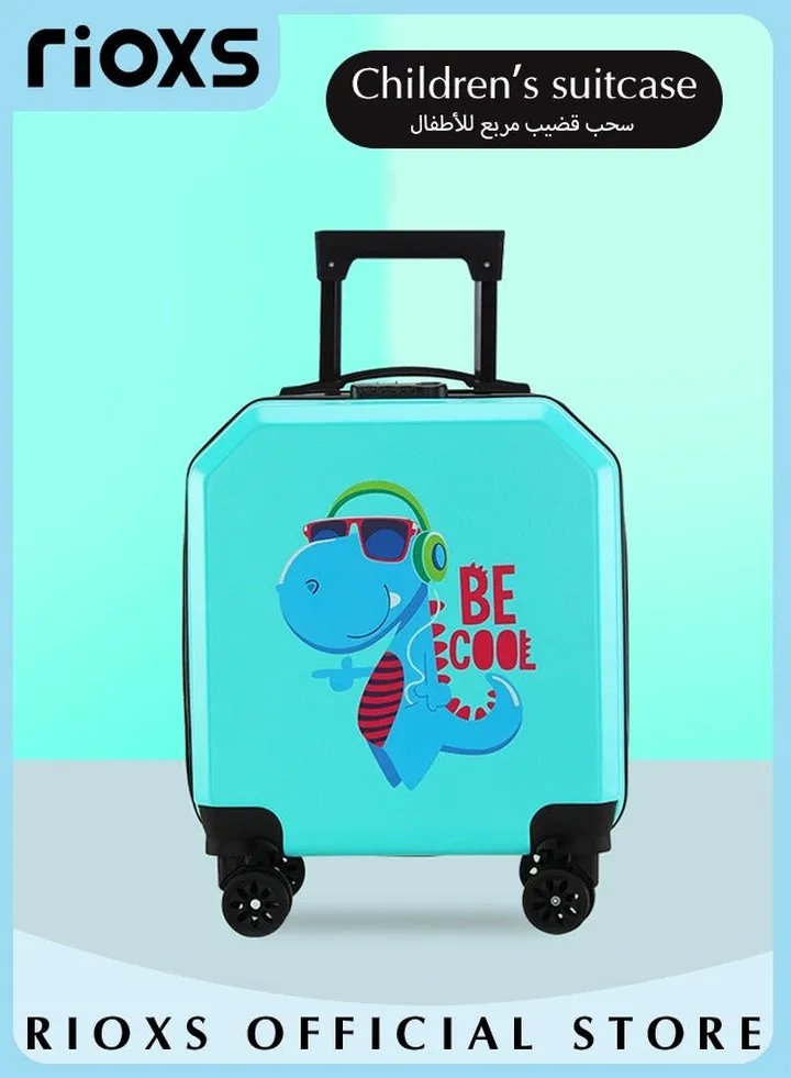 Travel Luggage Carry-On Luggage Kid's Luggage 18 inch Small Luggage with Spinning Wheels Cartoon Suitcase