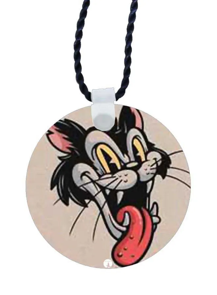 Cartoon Character Printed Pendant Necklace