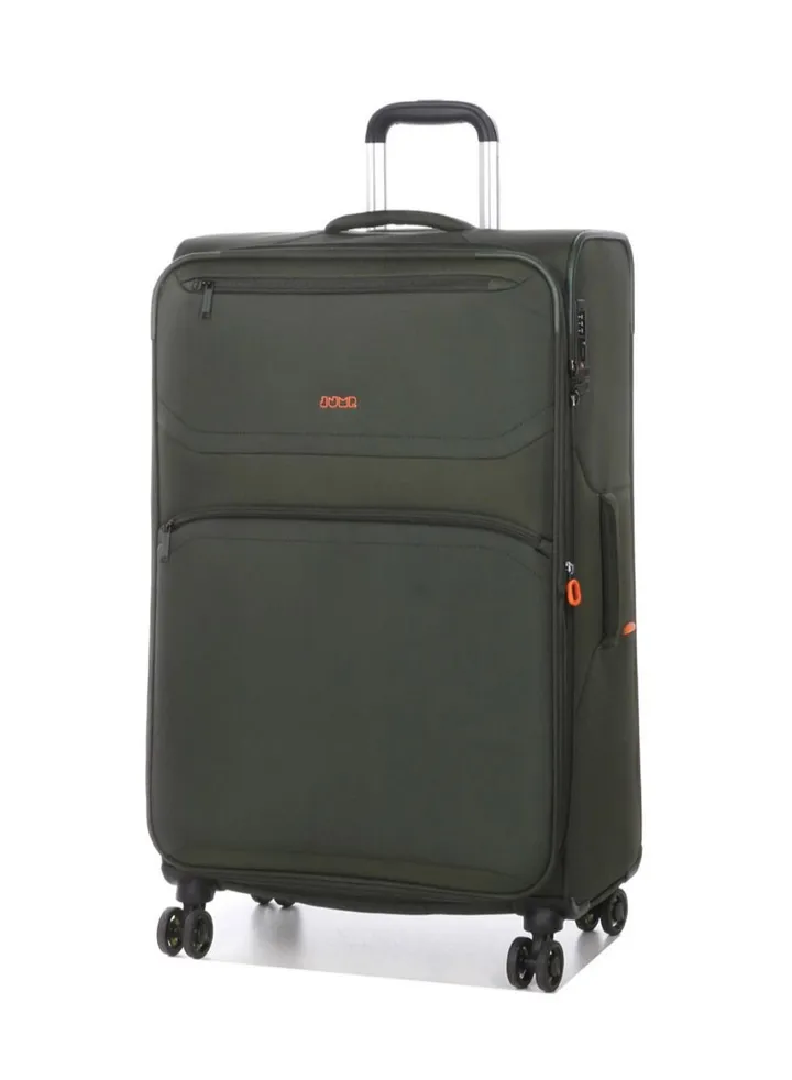 Moorea 2 Soft Expandable Suitcase Luggage Trolley 76 cm Large Khaki