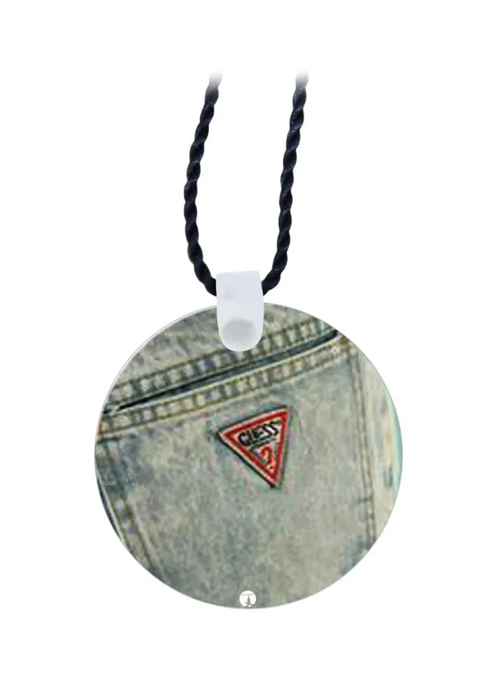 Jeans Guess Printed Pendant Necklace