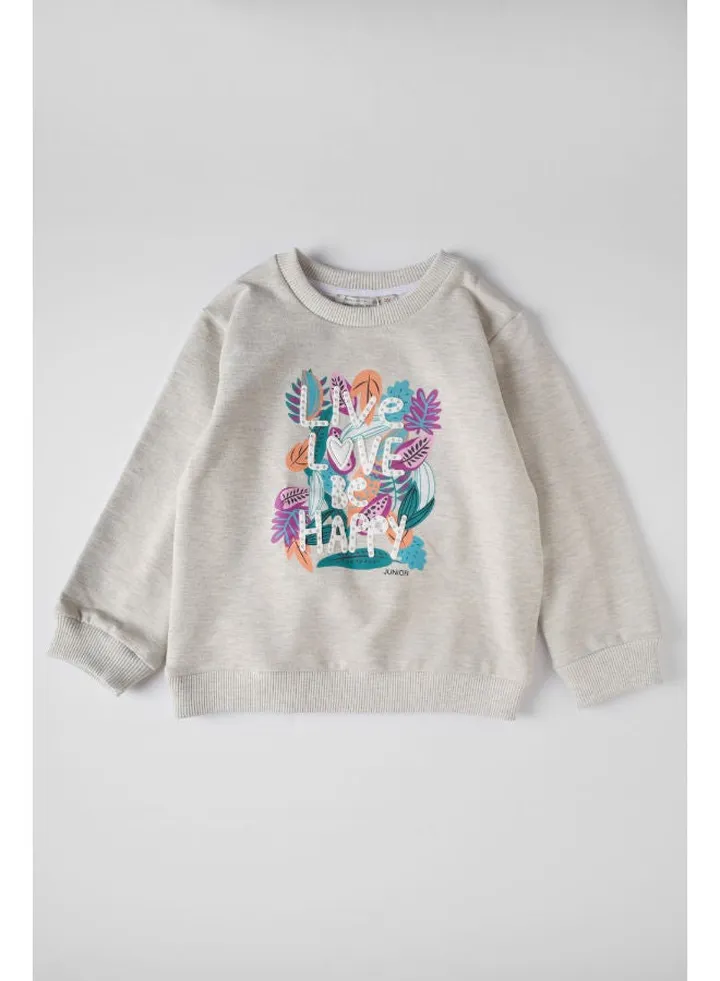 Baby Girls Round SweatShirt