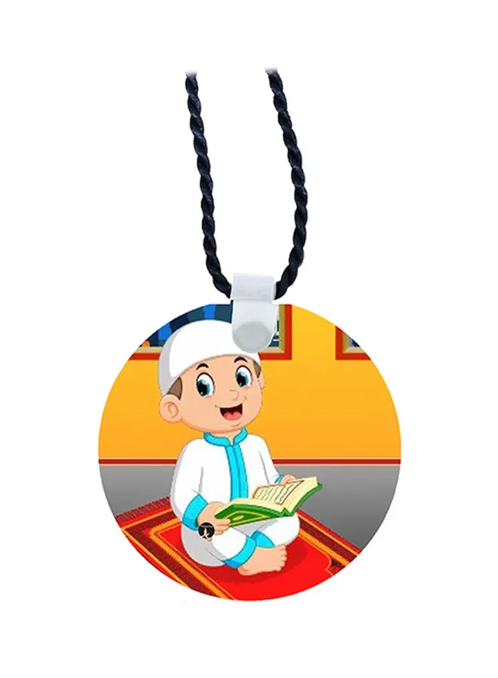 Praying Boy Themed Pendant Necklace