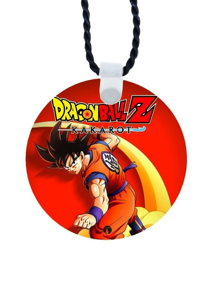 Goku Printed Pendant Necklace