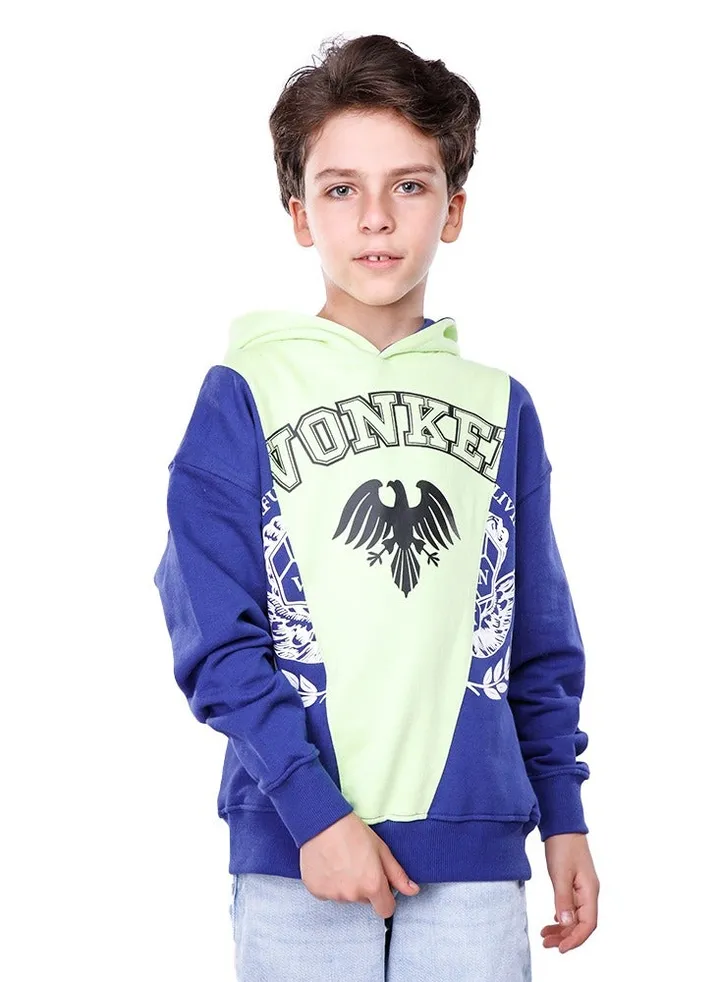 Blue Hoodie Printed - SWH735
