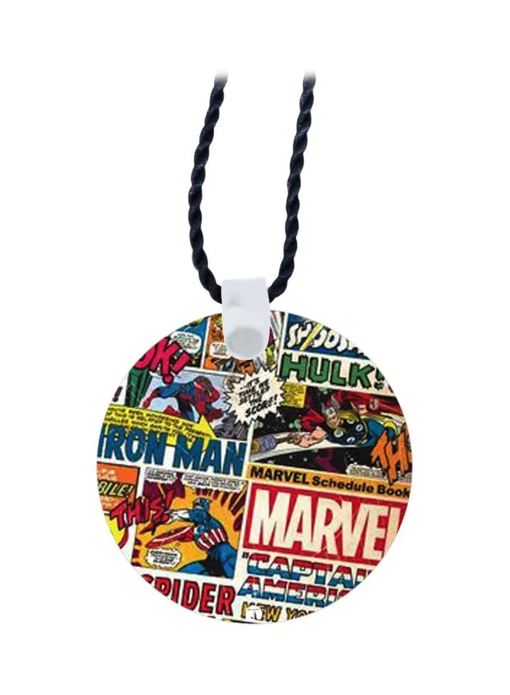Marvel Comic Book Printed Pendant Necklace