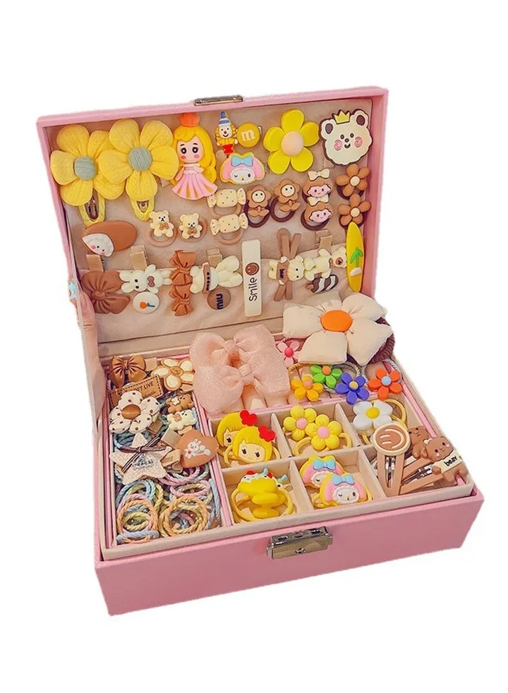 Kids Hair Accessory Organizer - Hair Accessory Organizer Girls Hair Jewelry Jewelry Box Portable Travel Hair Accessory Organizer