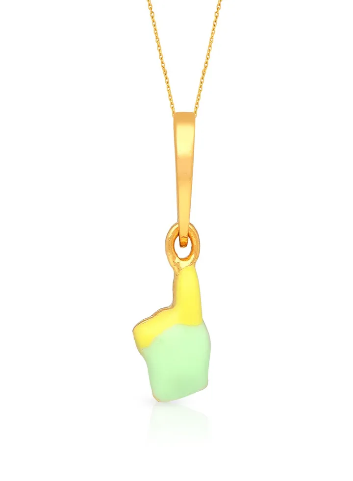 22 Carat 916 Purity Yellow Gold Pendant PD3229520Y For Girls