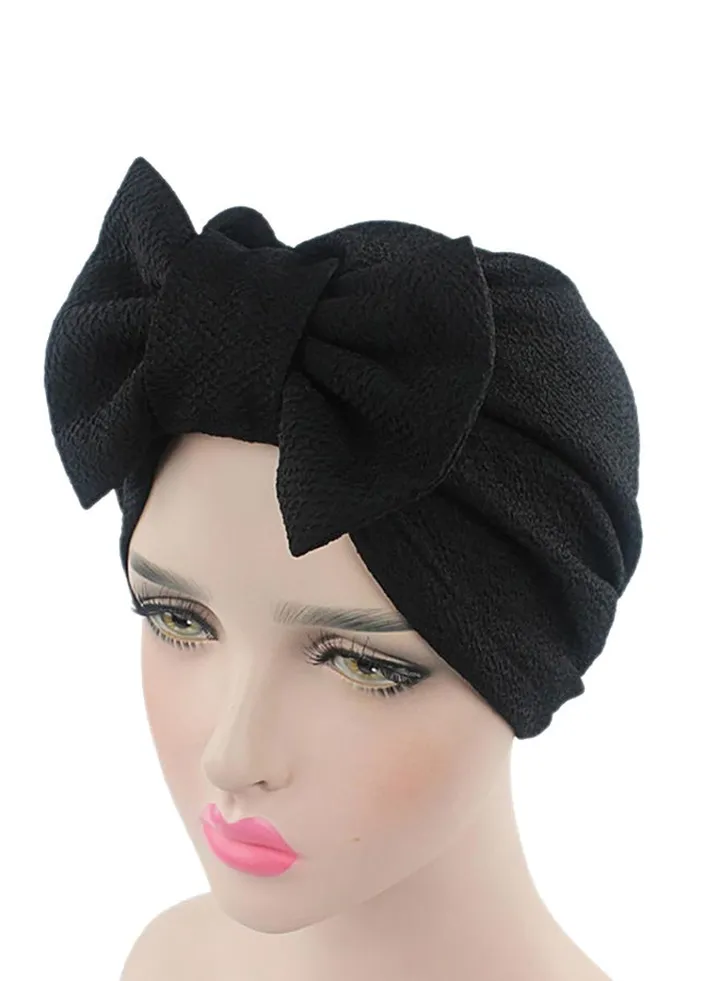 Bowknot Hat Black
