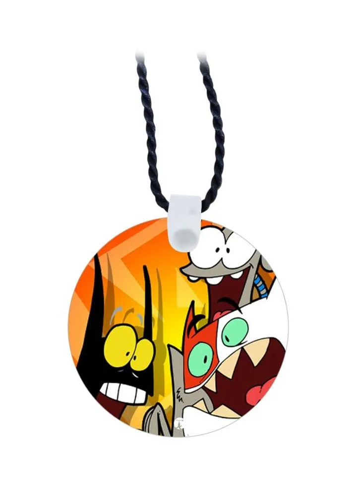 Cartoon Printed Pendant Necklace
