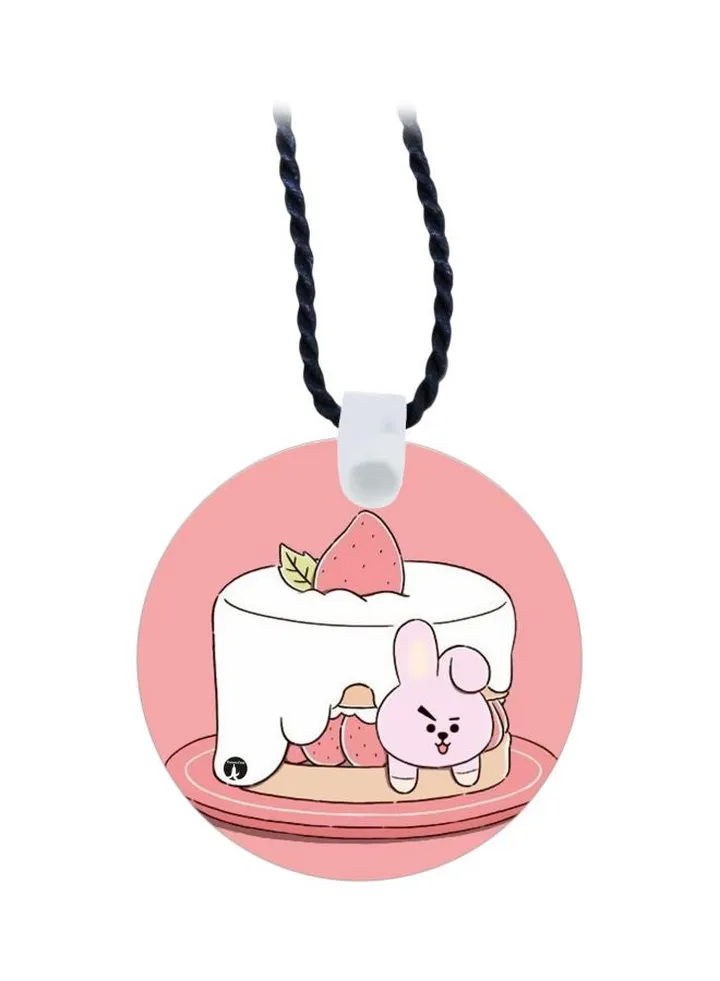 Cartoon Printed Pendant Necklace