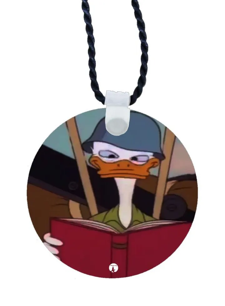 Cartoon Printed Pendant Necklace