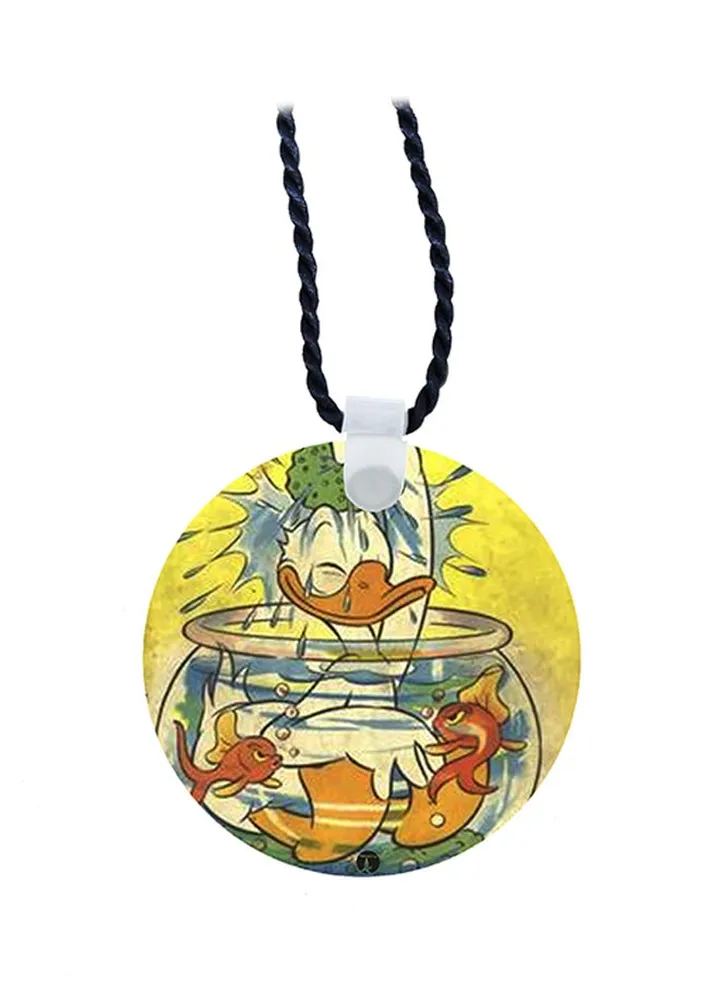 Cartoon Printed Pendant Necklace