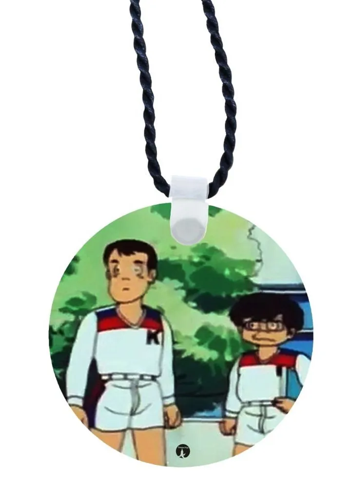 Cartoon Printed Pendant Necklace