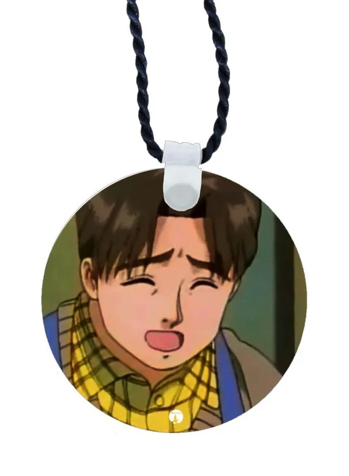 Cartoon Printed Pendant Necklace